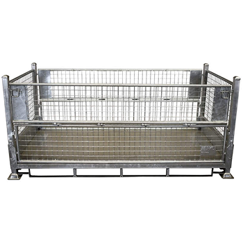 WERKS® Galvanised Pallet Cage - Double Width